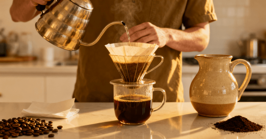 How To Brew The Perfect Cup Of Pour-Over Coffee At Home